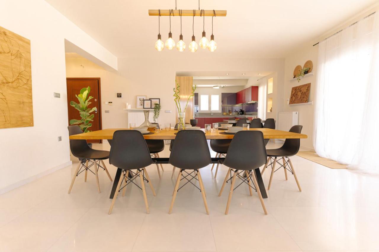 Blue Sky Villa In Crete Epano Vathia المظهر الخارجي الصورة