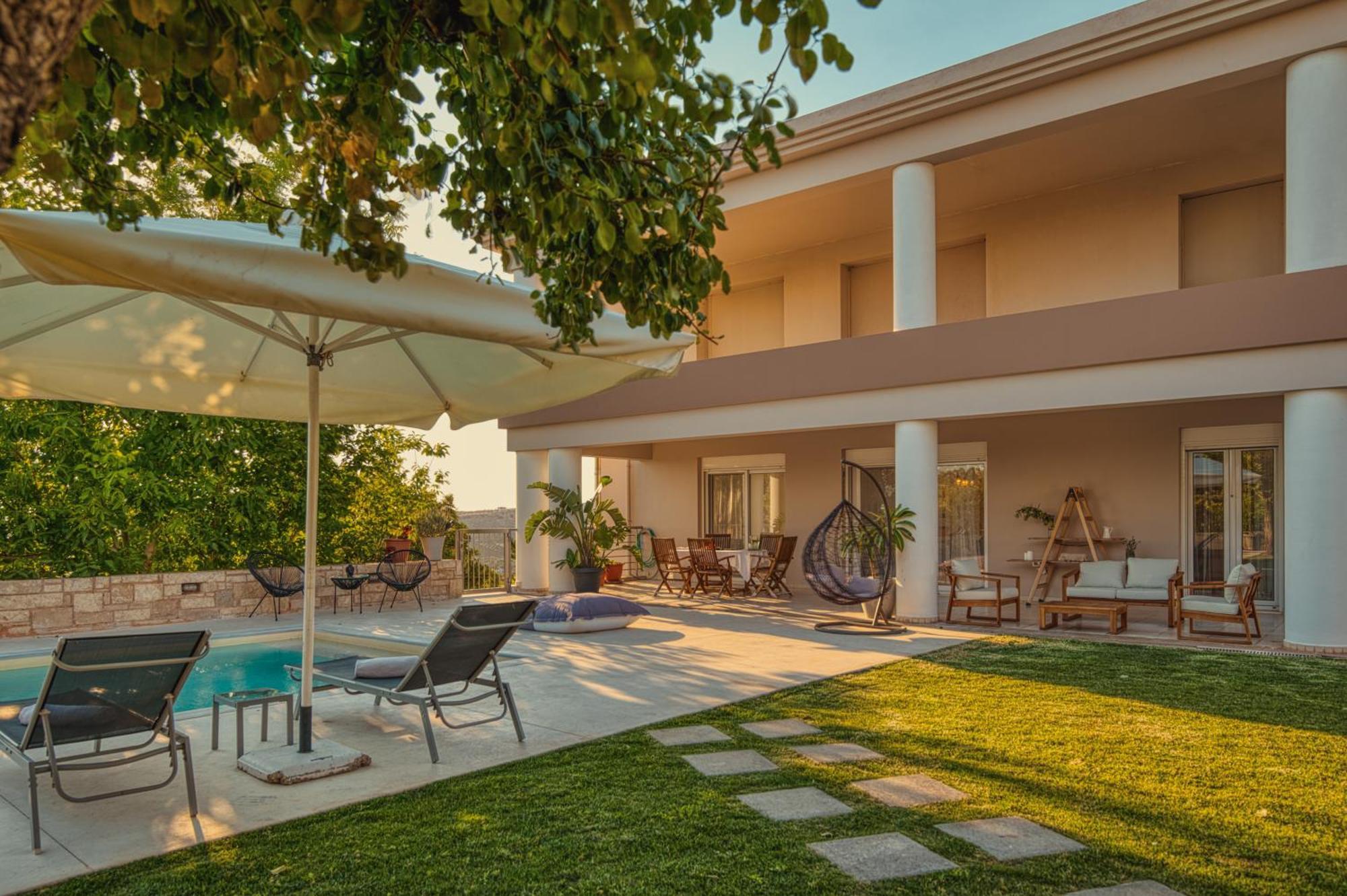 Blue Sky Villa In Crete Epano Vathia المظهر الخارجي الصورة