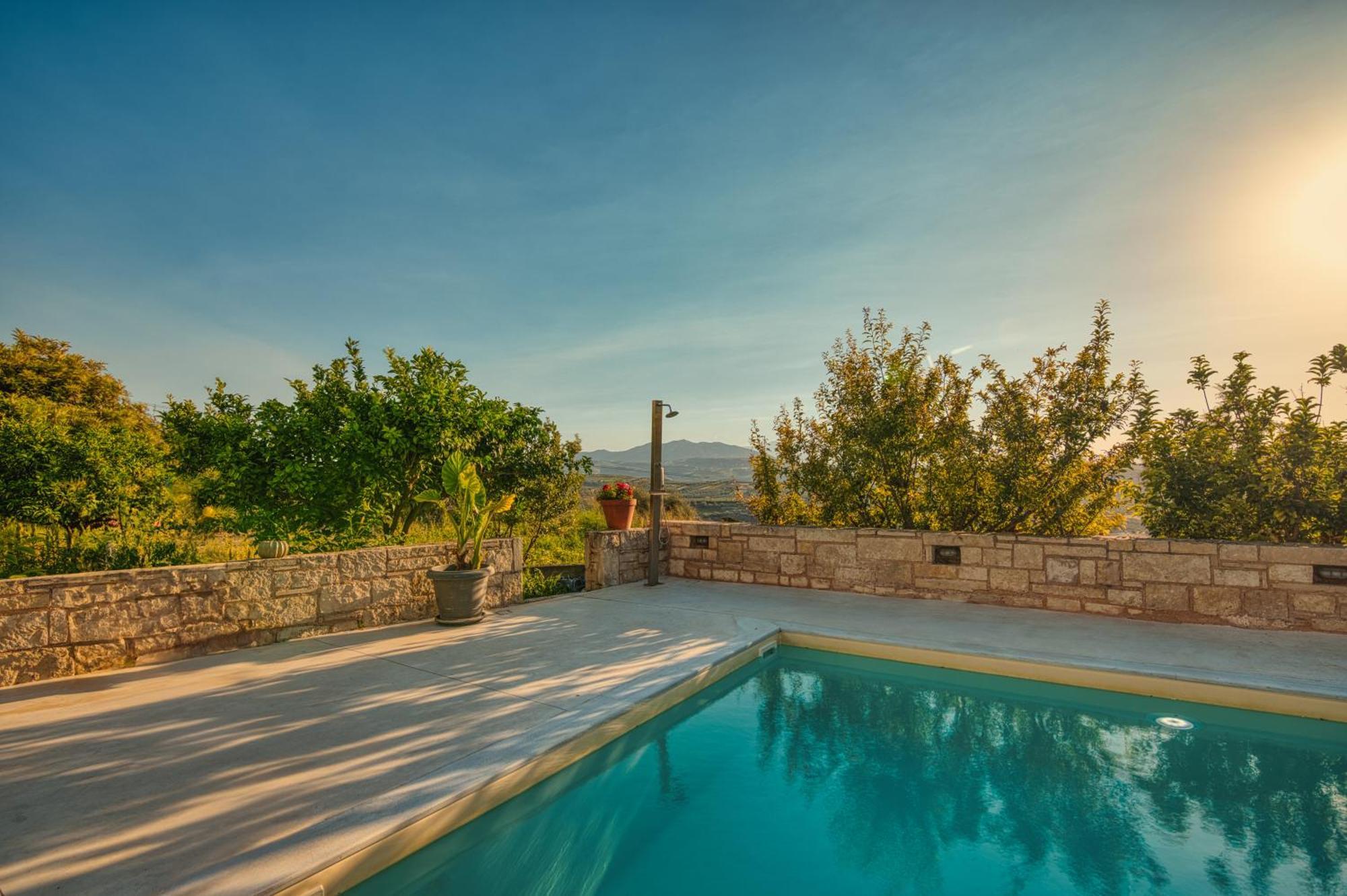 Blue Sky Villa In Crete Epano Vathia المظهر الخارجي الصورة