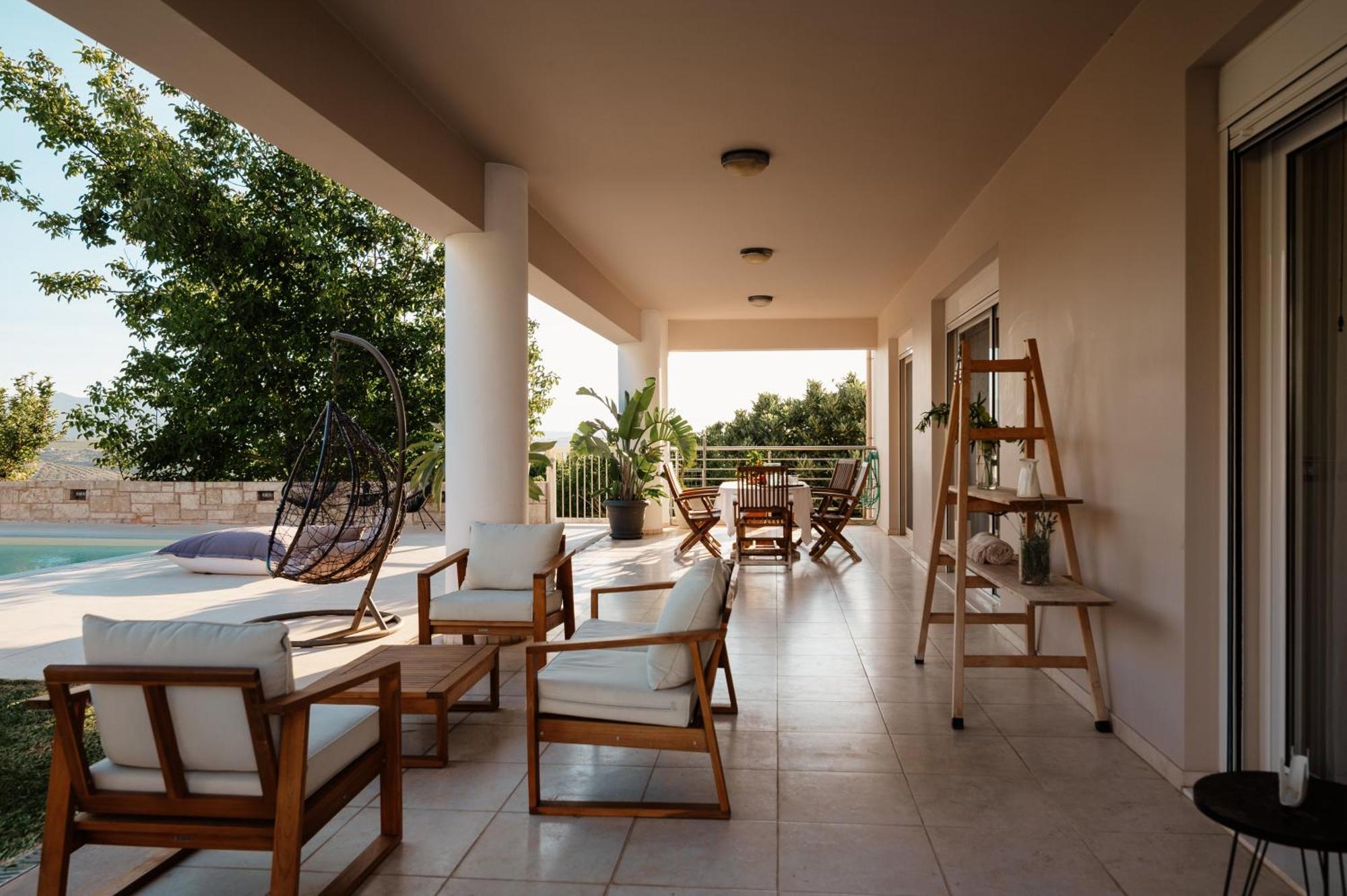 Blue Sky Villa In Crete Epano Vathia المظهر الخارجي الصورة